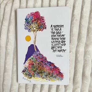 Colorful Inspirational Notebook Renee Locks/Brush Dance RARE